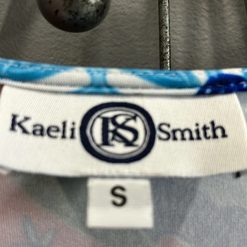 Kaeli Smith Floral Pattern Shift Dress Size Small Excellent Pre-Owned Condition - Picture 4 of 5